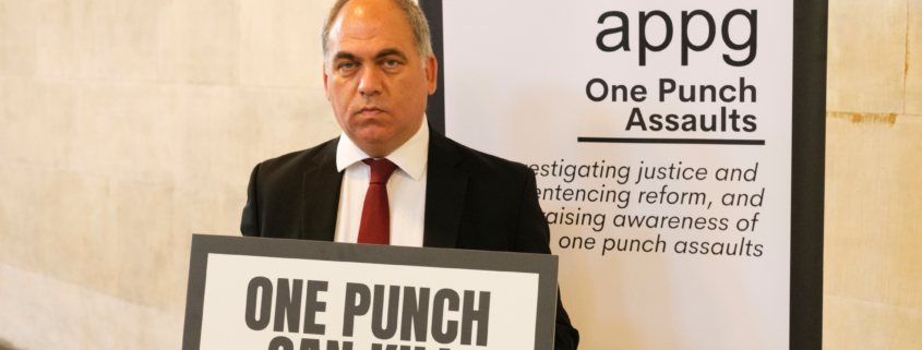 Bambos supporting the APPG on One Punch Assaults