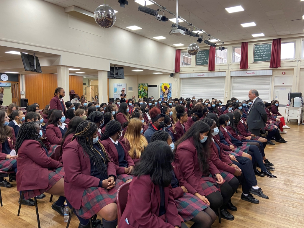 Bambos school visit St Anne's