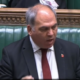 Bambos asking question in House of Commons
