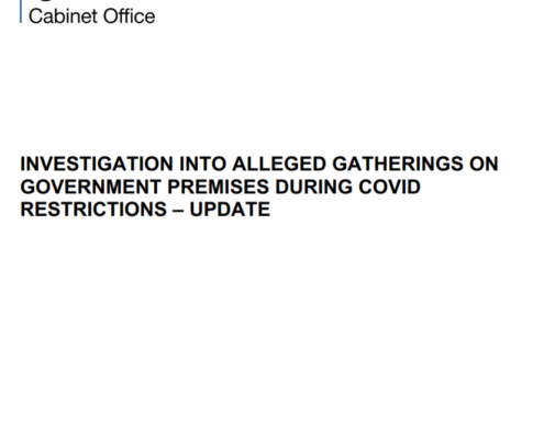 Cabinet Office Sue Gray update