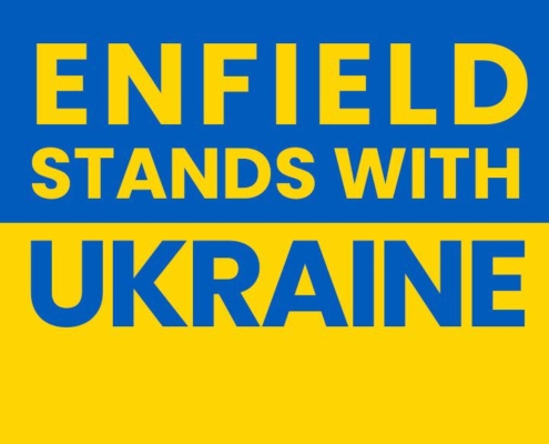 Enfield stands with Ukraine
