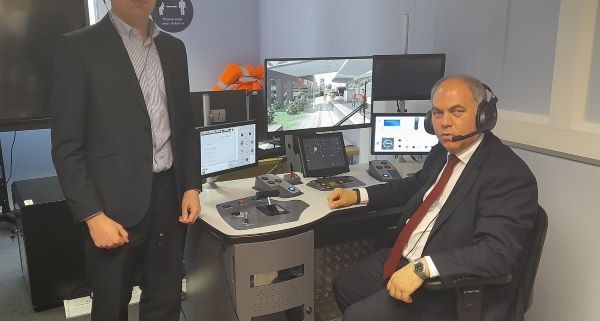 Bambos Charalambous MP visiting the Great Northern depot