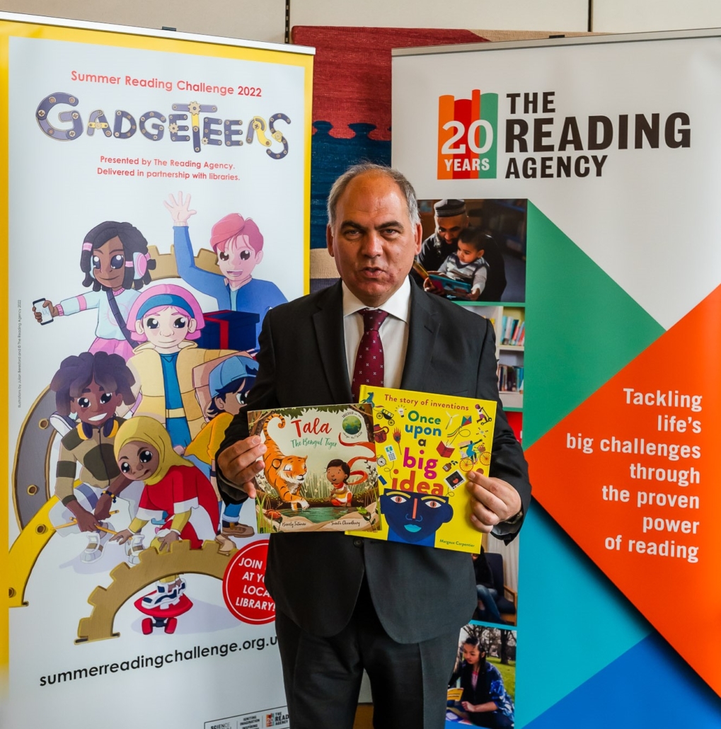 Bambos Charalambous MP joining the Reading Agency and the Science Museum in Parliament to promote the 2022 Summer Reading Challenge