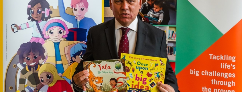 Bambos Charalambous MP joining the Reading Agency and the Science Museum in Parliament to promote the 2022 Summer Reading Challenge