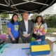Bambos Charalambous MP visiting the Eversley summer fete