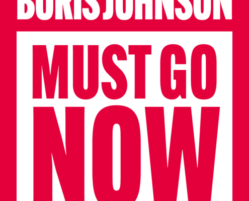 Boris Johnson must go now graphic