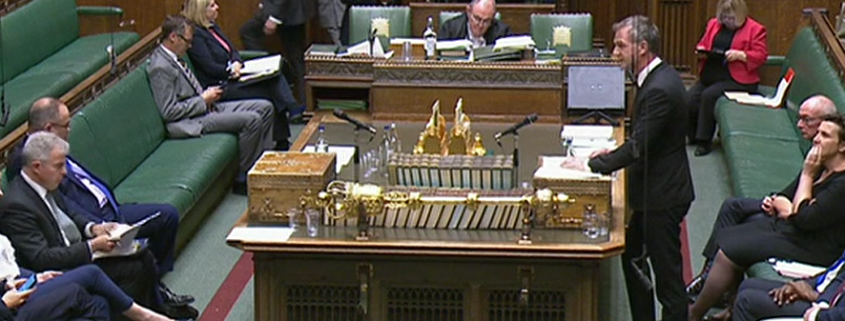 House of Commons during second reading of the Northern Ireland Protocol Bill