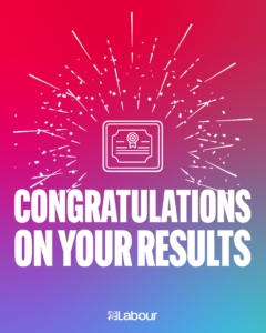 Congratulations on your results