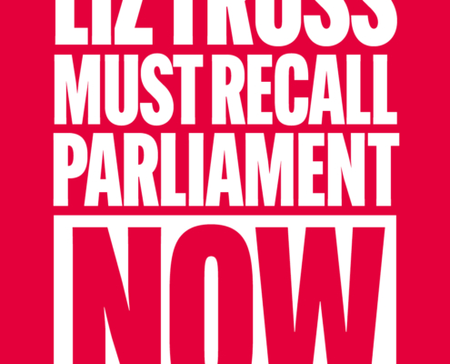Liz Truss must recall Parliament now