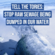 Tell the Tories: Stop raw sewage being dumped into our water