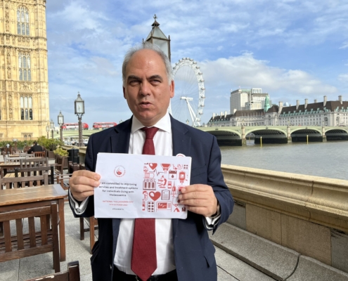 Bambos Charalambous MP supporting National Thalassaemia Day in Parliament