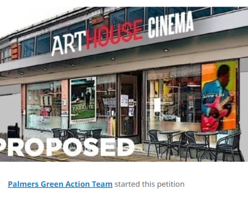 Palmers Green Action Team petition for an independent cinema in Palmers Green