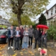 Bambos Charalambous MP and local campaigners on the doorstep in Arnos Grove