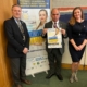 Bambos Charalambous MP supporting the Medicines to Ukraine campaign in Parliament