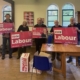 Bambos Charalambous MP in Chester with local volunteers ahead of next month's by-election