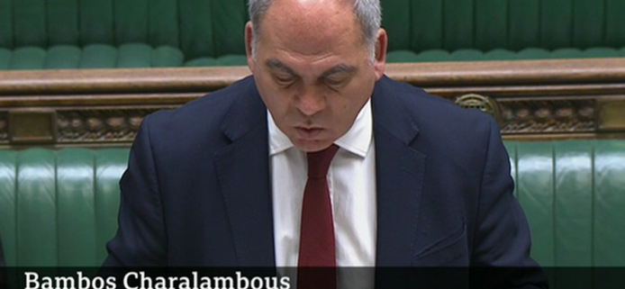 Bambos Charalambous MP responding to the Urgent Question on Saudi Arabia