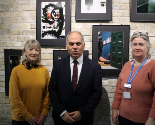 Bambos Charalambous MP visiting North London Hospice and meeting the bereavement support team