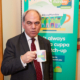 Bambos Charalambous MP supporting Brew Monday with Samaritans