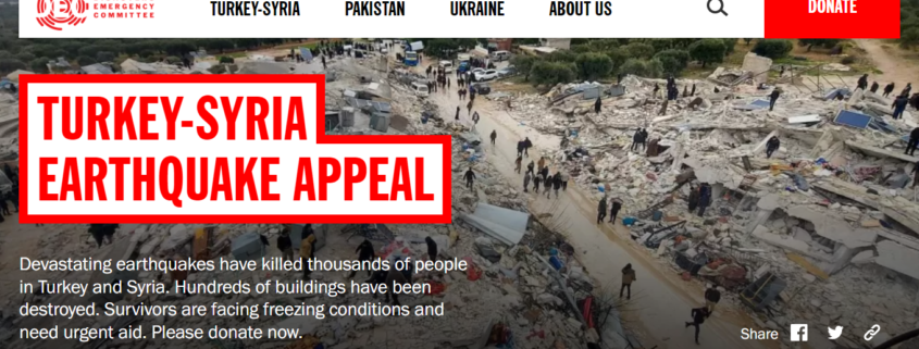 Turkey-Syria earthquake appeal