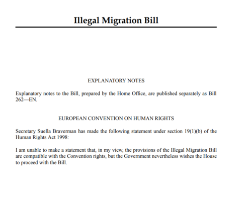 Illegal Migration Bill 2023