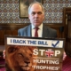 Bambos Charalambous MP supporting the Ban Trophy Hunting Bill