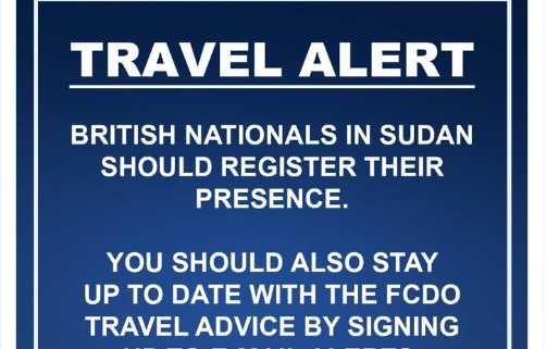 Support for British nationals in Sudan