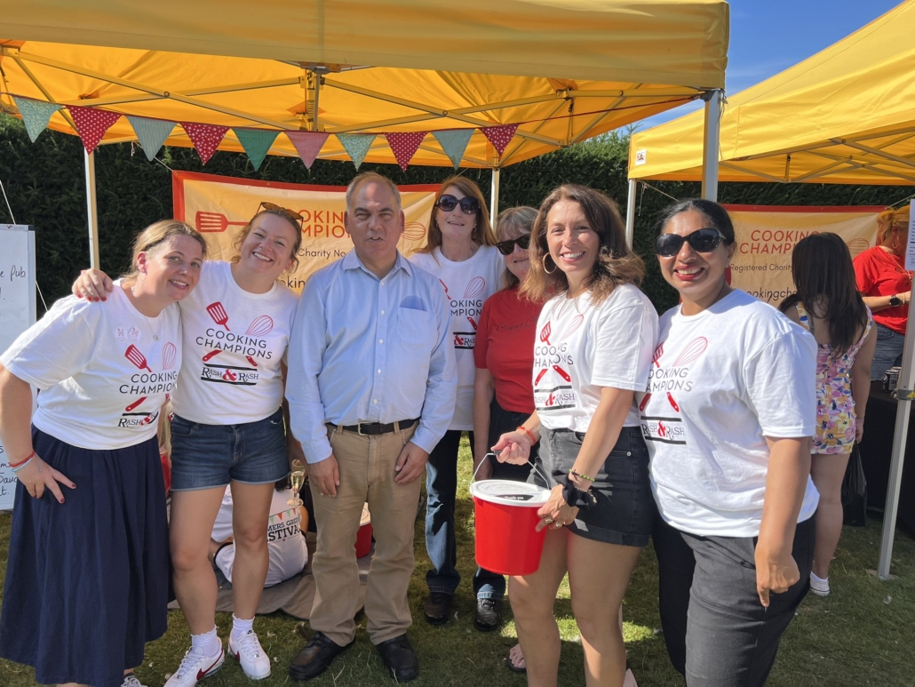 Bambos Charalambous MP at the Palmers Green Festival at Broomfield Park