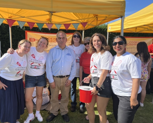 Bambos Charalambous MP at the Palmers Green Festival at Broomfield Park