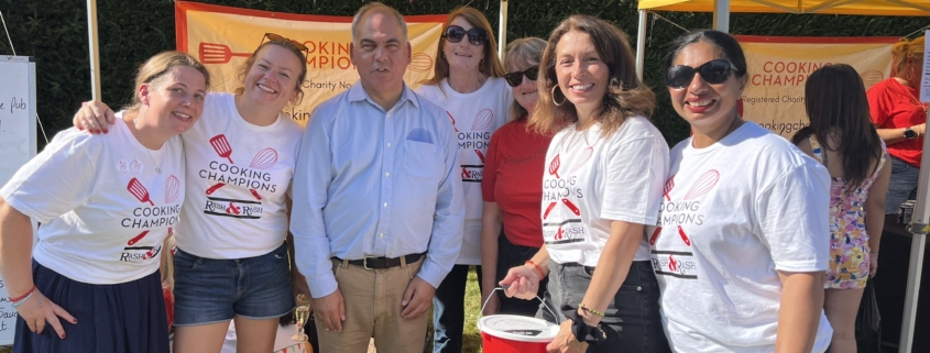 Bambos Charalambous MP at the Palmers Green Festival at Broomfield Park