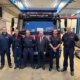 Bambos Charalambous MP at Southgate Fire Station with the Green Watch team